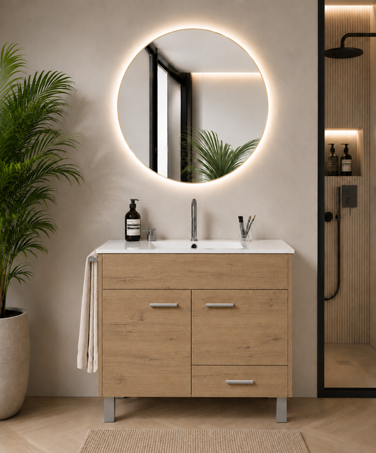 SAMOS bathroom vanity unit with basin