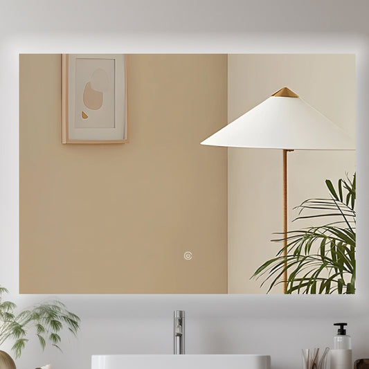 DELTA LED bathroom mirror with anti-fog