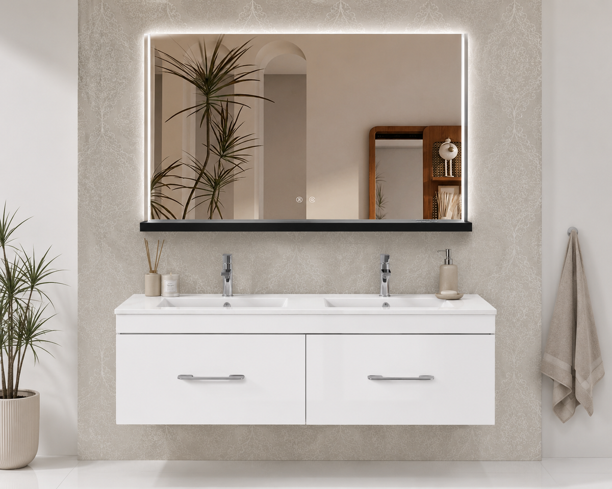 FLORENCIA wall-hung bathroom vanity unit with basin