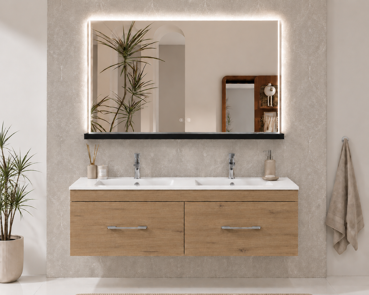 FLORENCIA wall-hung bathroom vanity unit with basin