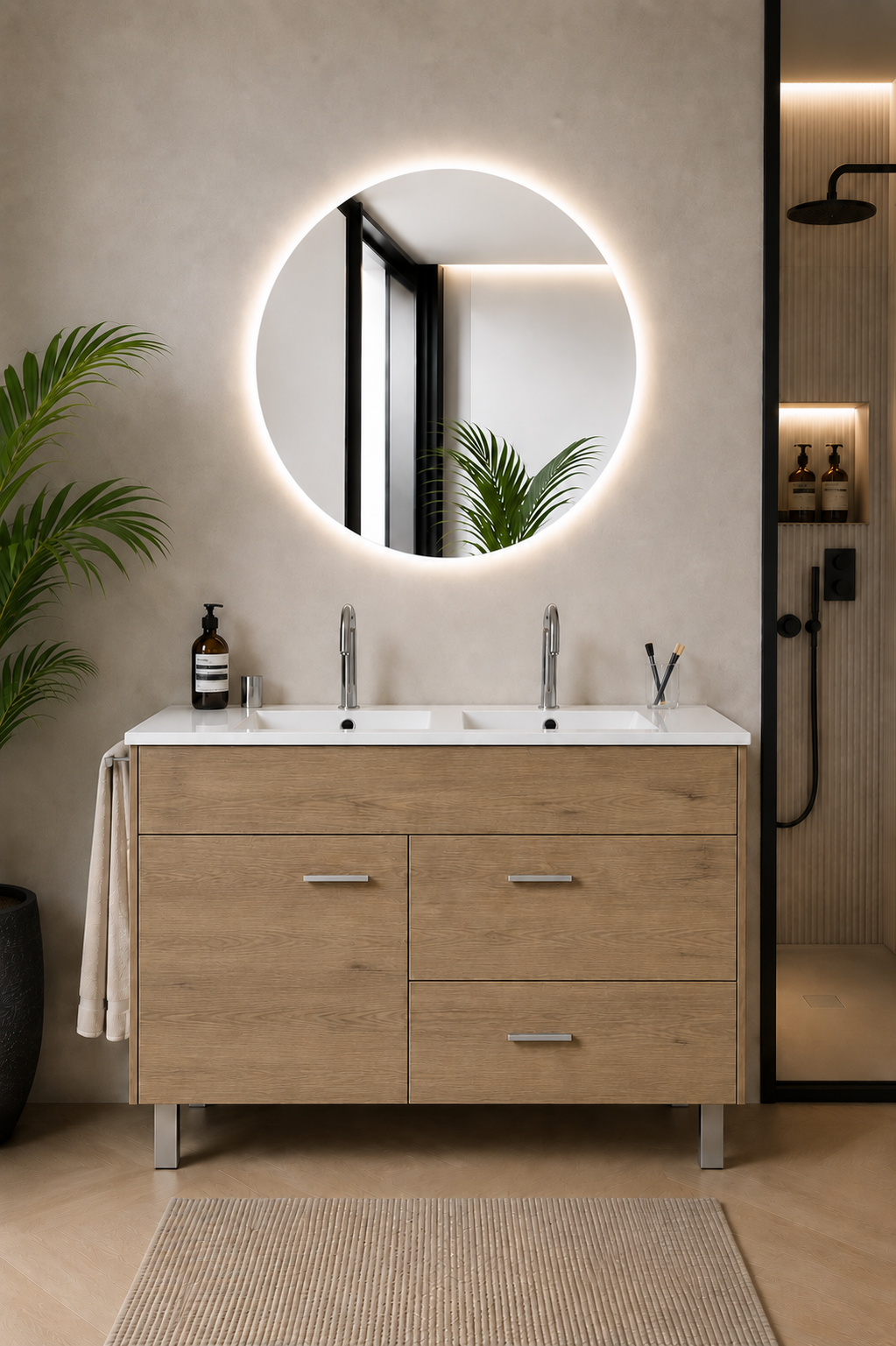 SAMOS bathroom vanity unit with basin