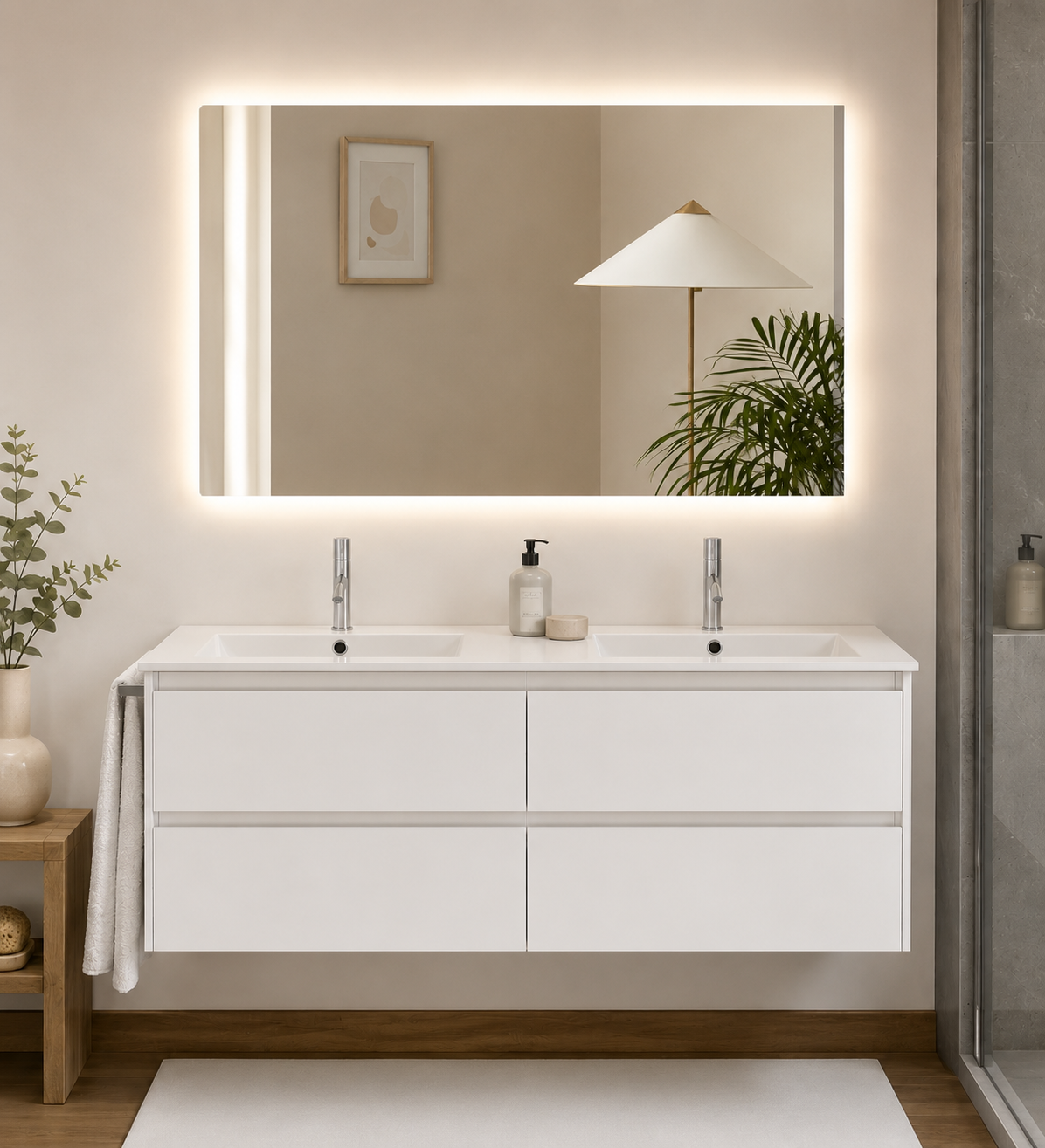 IBIZA QUATTRO bathroom vanity unit with basin and 4 drawers