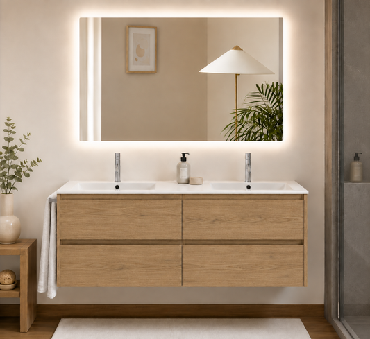 Mueble de baño IBIZA QUATTRO con lavabo y 4 cajones